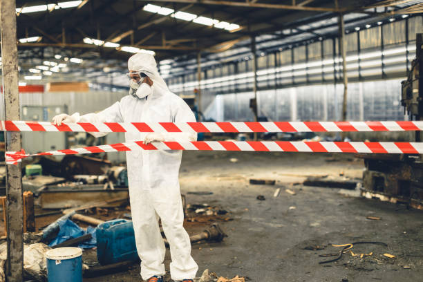 Professional Biohazard technician working in Auburn, NY